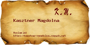 Kasztner Magdolna névjegykártya